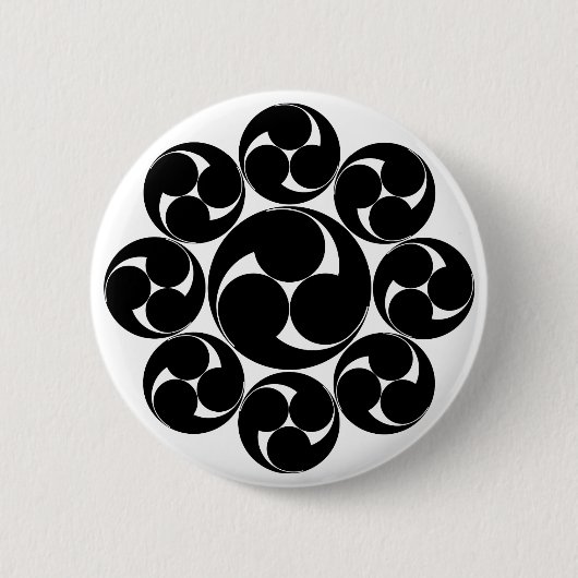Itakura-Tomoe Button (Vorderseite)