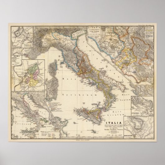 Italia adiectis poster (Vorne)