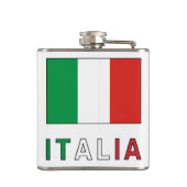 Italia Bandeira Italiana Personalisiert Flachmann (Rückseite)