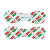 Italia Bandiera Italiana Tiled Green Personalisier Baseball (Paneele)