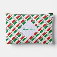 Italia Bandiera Italiana Tiled Green Personalisier