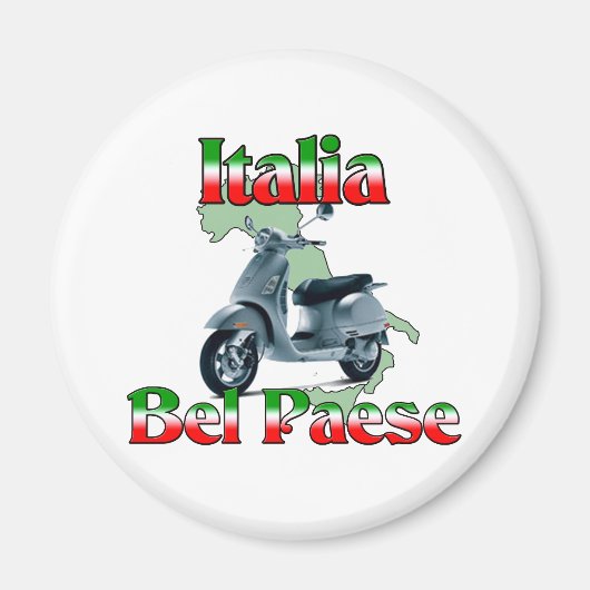 Italia Bel Paese. Magnet (Vorne)