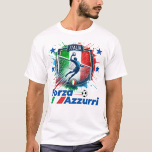 Italia Calcio 4 Stelle T-Shirt