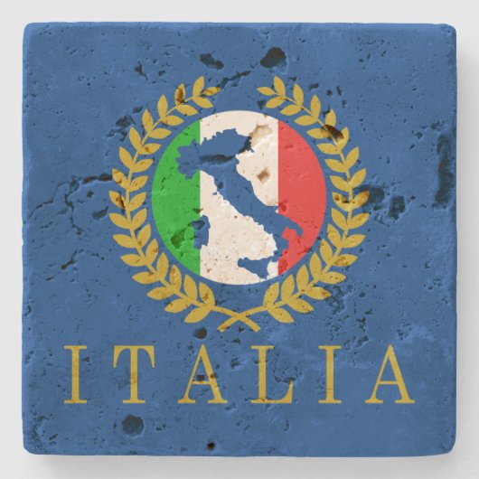 Italia Classico Steinuntersetzer (Vorderseite)