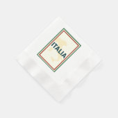 Italia Cocktail Napkin Serviette (Ecke)