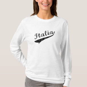 Italia Damen Baseball Hoodie Shirt