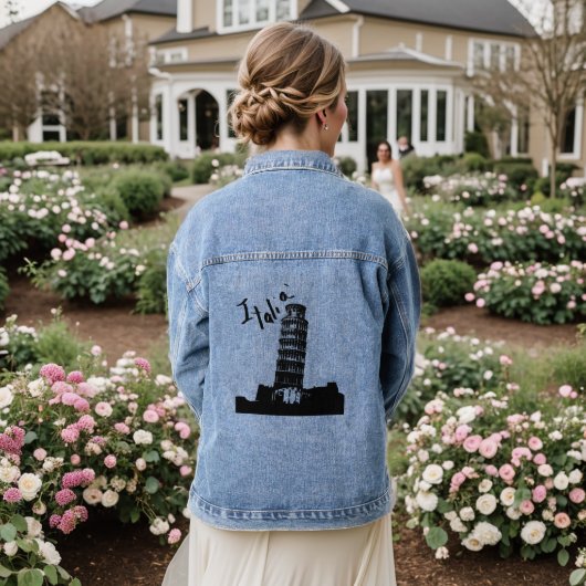 Italia Denim Jacket Jeansjacke (Hochzeit Rückseite)