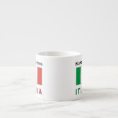 Italia e Bandiera Italiana con il Tuo Nome Espressotasse (Vorderseite)