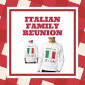 Italia e Bandiera Italiana con il Tuo Nome Sweatshirt