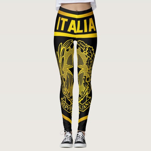 Italia Emblem Leggings (Vorderseite)