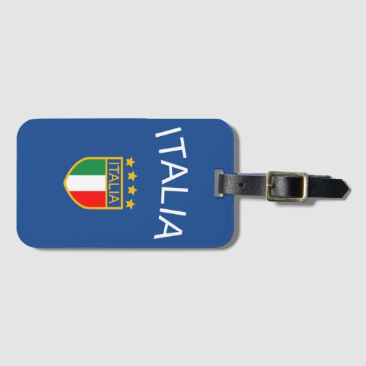 Italia Gepäckanhänger (Vorderseite (Horizontal))