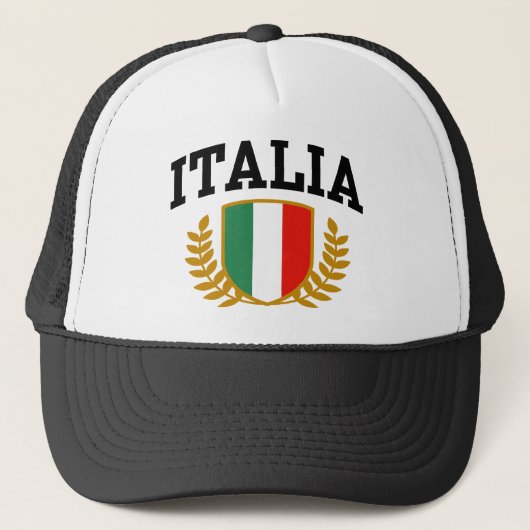 Italia Hat Truckerkappe (Vorderseite)