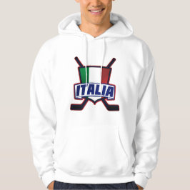 Italia Hockey su Ghiaccio Hoodie
