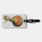 Italia Hot Air Ballon Gepäckanhänger (Vorderseite horizontal)