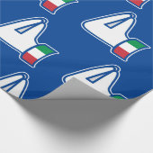 Italia Italia Italiano Hand Gesture Geschenkpapier (Ecke)