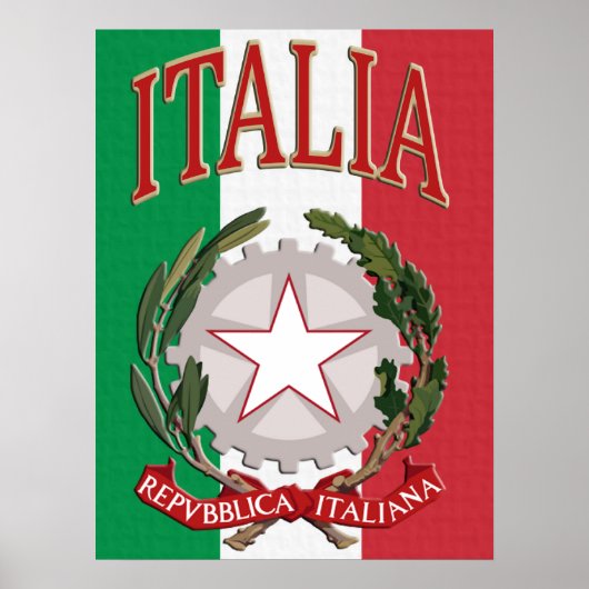 Italia Poster (Vorne)