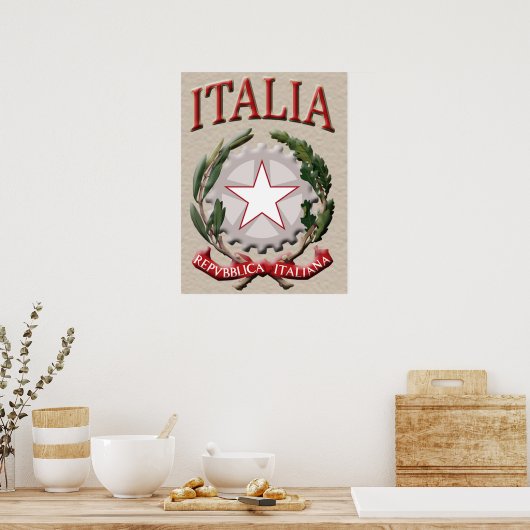 Italia Poster Print (Küche)
