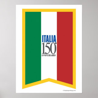 Italia-Poster zum 150-jährigen Bestehen Poster