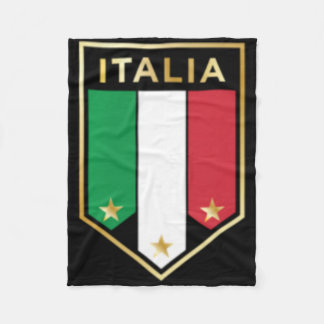 Italia Print - Stolz Italiener - Italienisches Fuß Fleecedecke