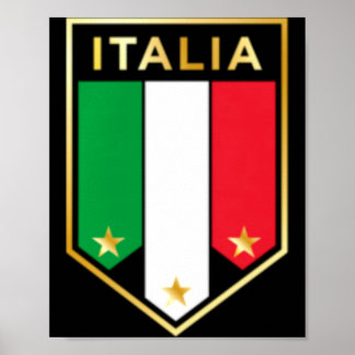 Italia Print Stolz Italienisch Italienisch Fußball Poster