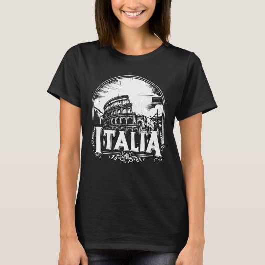 Italia Rom Colosseum T-Shirt (Vorderseite)
