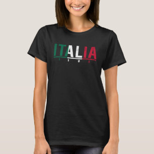 Italia Rom Italienische Flagge Ich liebe Italien T-Shirt