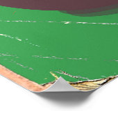 Italia Scooter Vintage Reiseplakat Poster (Ecke)