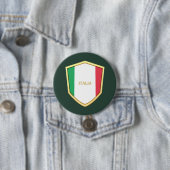 Italia Shield Soccer Fan Button (Beispiel)