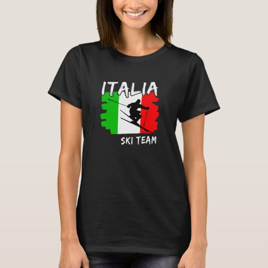 Italia Ski T - Shirt (Vorderseite)