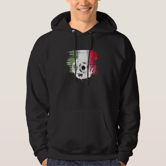 Italia Soccer Calcio Azzurri Italien Hoodie (Vorderseite)