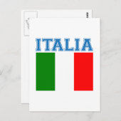 Italia Soccer Postkarte (Vorne/Hinten)