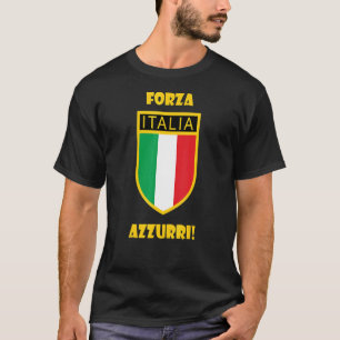 Italia Sport Retro Vintag Jersey Forza Azzu T-Shirt
