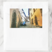 Italia Toskana Cortona. Rechteckiger Aufkleber (Tasche)