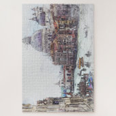 Italia, Venedig, Gondeln Puzzle (Vertikal)