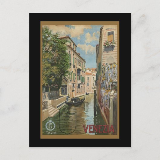 Italia Venezia Postkarte (Vorderseite)