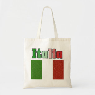 Italia Vintage-Flagge Leinen-Tasche Tragetasche