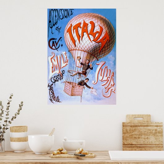 Italia ~ Vintage Werbung Poster (Küche)