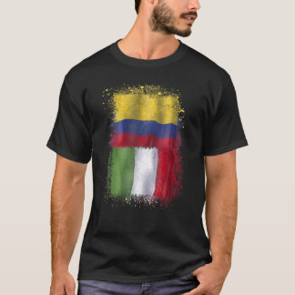 Italia Y Kolumbien Italienische kolumbianische Lie T-Shirt
