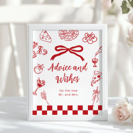 Italian Advice and wishes Thats Amore bridal Poster