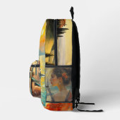 Italian Art Romantic Feminine Bedruckter Rucksack (Rechts)
