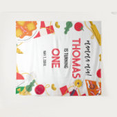 Italian Birthday Party backdrop Wandteppich (Vorderseite (Horizontal))