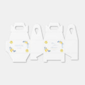 Italian Blue Bow Lemon That's Amore Bridal Shower Geschenkschachtel (Ungefaltet)