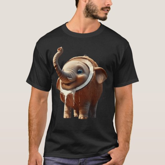 Italian Brainrot AIGenerated Character Cocofanto E T-Shirt (Vorderseite)