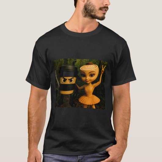 Italian Brainrot Ballerina Cappuccina Cappuccino I T-Shirt (Vorderseite)
