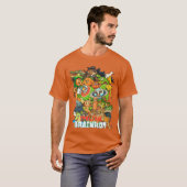 Italian Brainrot CartoonStyle Viral Gen Z Meme Col T-Shirt (Vorne ganz)