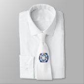 Italian Brainrot Cyberpunk Shark Krawatte (Gebunden)