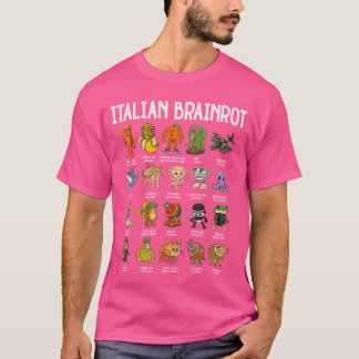 Italian Brainrot Italian Brainrot Funny Memes Men T-Shirt
