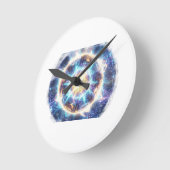 Italian Brainrot Pizza Chaos Runde Wanduhr (Winkel)