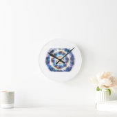 Italian Brainrot Pizza Chaos Runde Wanduhr (Zuhause)