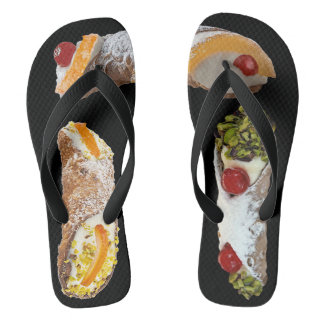 'Italian Cannoli' Adult Flip Flops Badesandalen